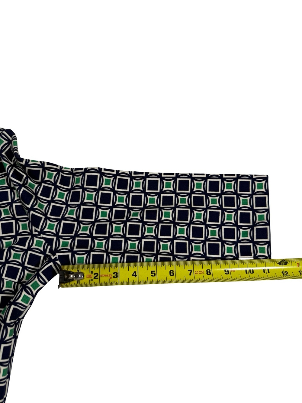 Talbots Petites Shift Dress Womens 10P Geometric Print Career Office Stretch NWT - Picture 6 of 8